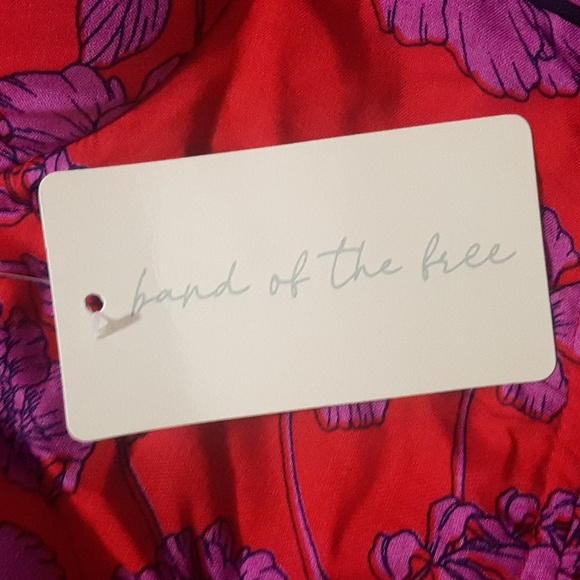 Band of the free  red floral mini dress - Picture 3 of 4